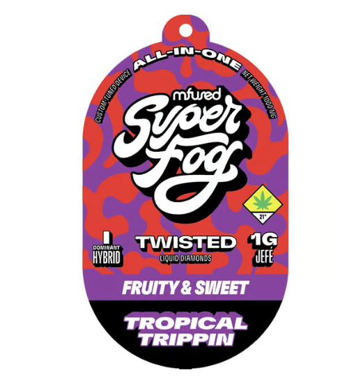 Photograph of product: Tropical Trip Twisted Jefe Disposable | 1g