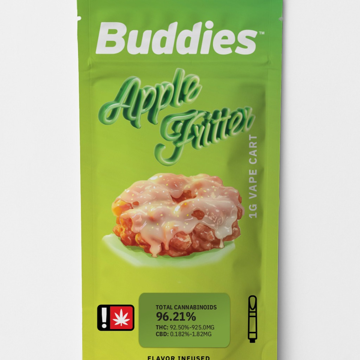Photograph of product: Buddies | Botanical Flavored Cartridge | Apple Fritter