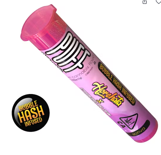 Photograph of product: 1g Horchata x Strawberries and Cream Bubble au chocolat Preroll - PUFF