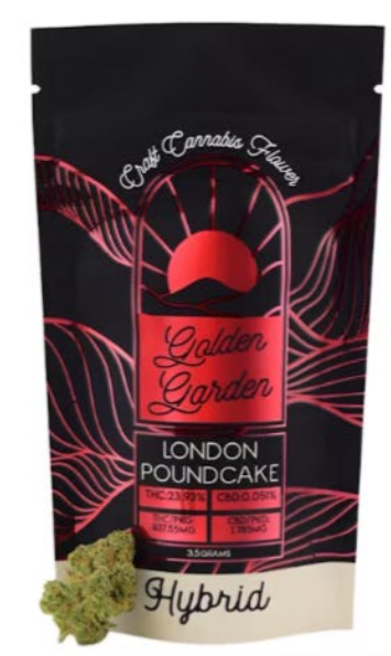 Photograph of product: Golden Garden | London Poundcake | Indoor Flower - 3.5g