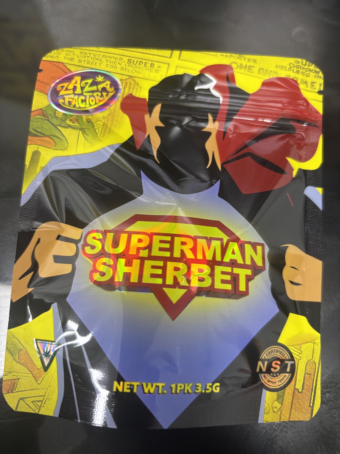 Photograph of product: Superman Sherbet - 3.5g