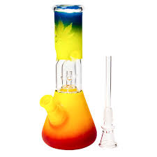 Photograph of product: 8" Painted Percolator Water Bong