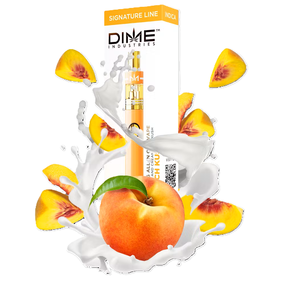 Photograph of product: Peach Kush | Dime Disposable