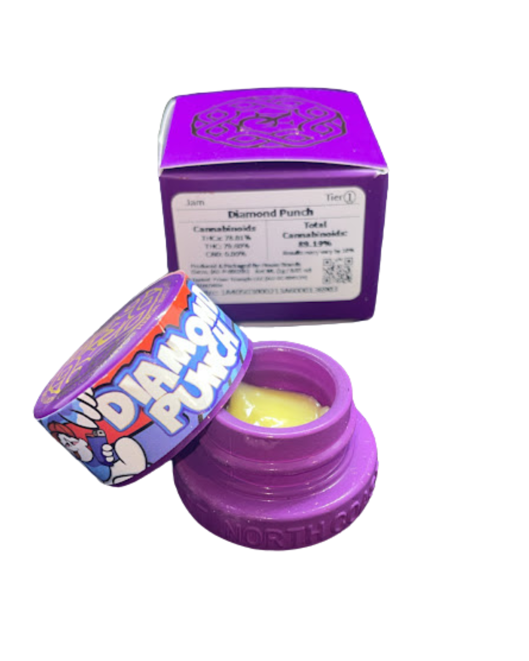 Photograph of product: North Coast | Diamond Punch au chocolat Rosin Jam