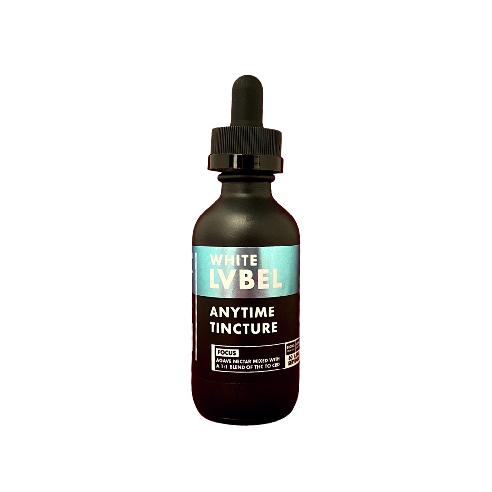 Photograph of product: LVC Anytime Blue Agave 1:1 TH-oui:CBD Tincture