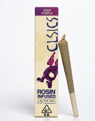 Photograph of product: Deep Purple | 1.3g Rosin Infused Preroll - 