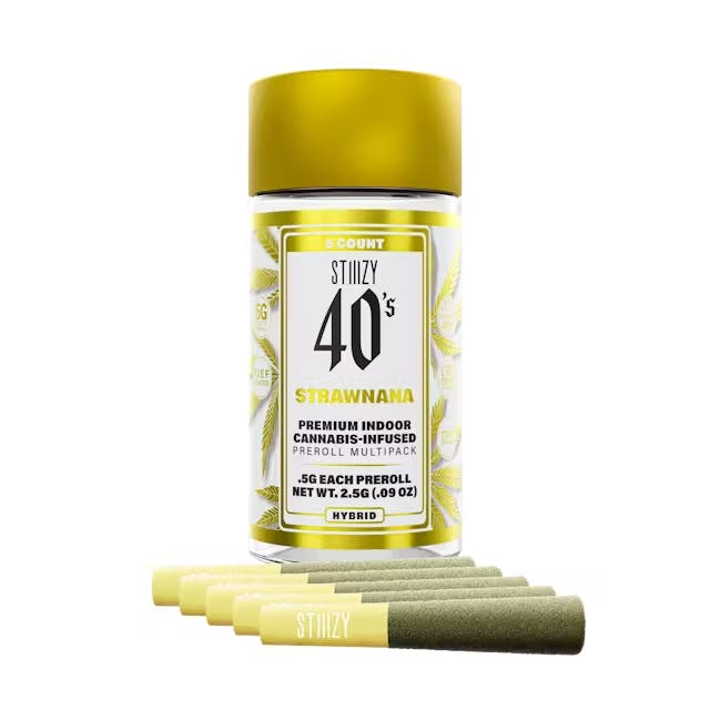 Photograph of product: Strawnana Infused Mini Joints- 5 Pack