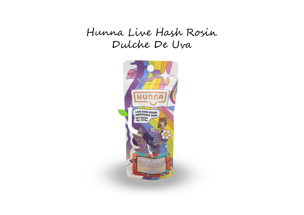 Photograph of product: Dulche De Uva | .5g Live Rosin Disposable Vape