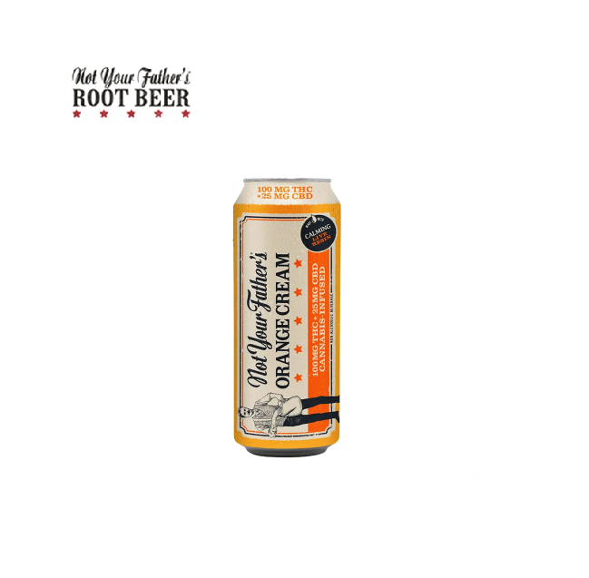Photograph of product: Orange Cream 16oz Soda 100mg Thc+ 25mg Cbd
