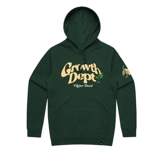 Photograph of product: HB Growth Dept Hoodie SM Green