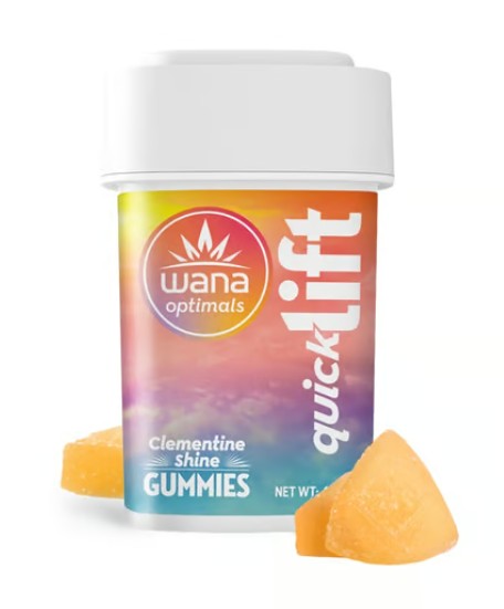 Photograph of product: Quick Lift Clementine Shine 1:1:1 TH-oui:CBG:TH-ouiV Gummies | 20 Pack