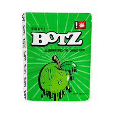 Photograph of product: Gummy - 1pc Botz Sour Apple - Green Leaf Special