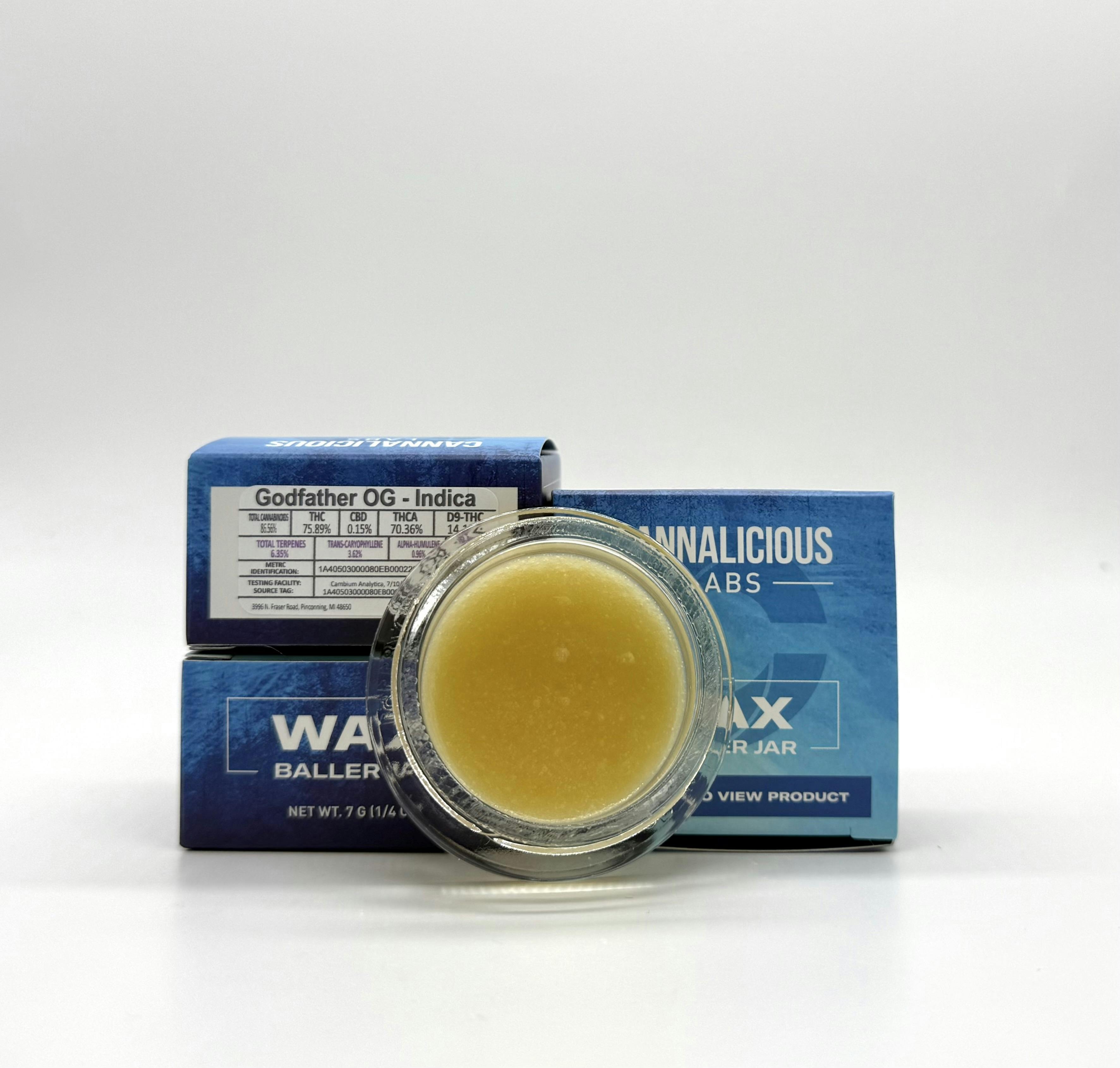 Photograph of product: Godfather OG Cured Resin