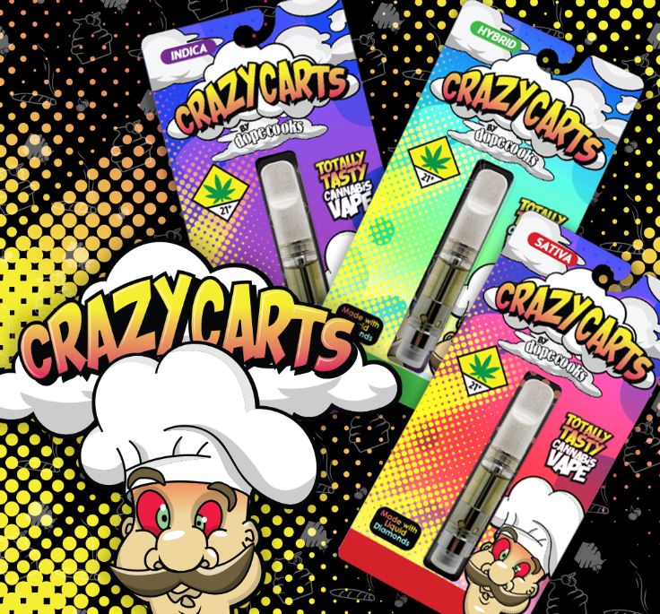 Photograph of product: Strawberry Banana Distillate Crazy Carts | 1g