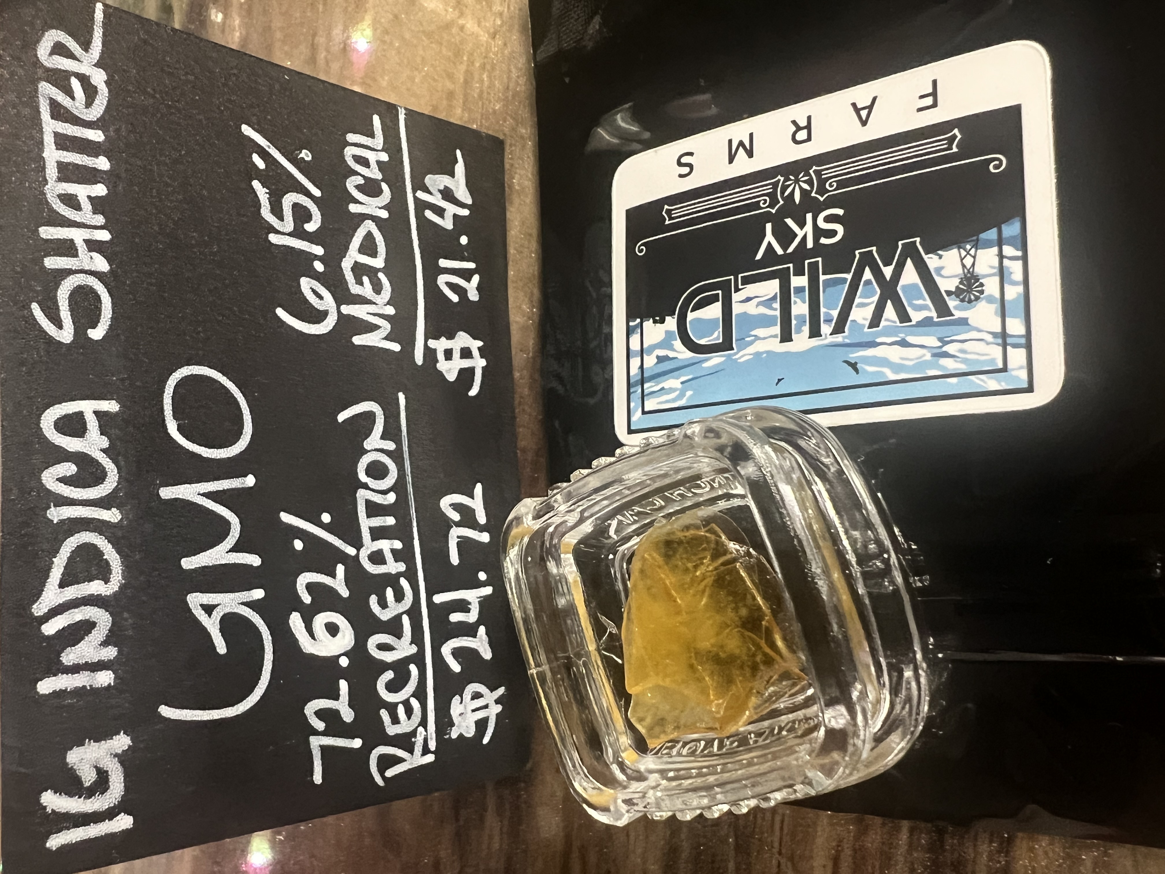Photograph of product: GMO Shatter