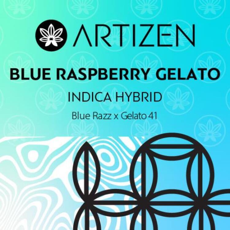 Photograph of product: Artizen - Blue Raspberry Gelato Joints 2pk