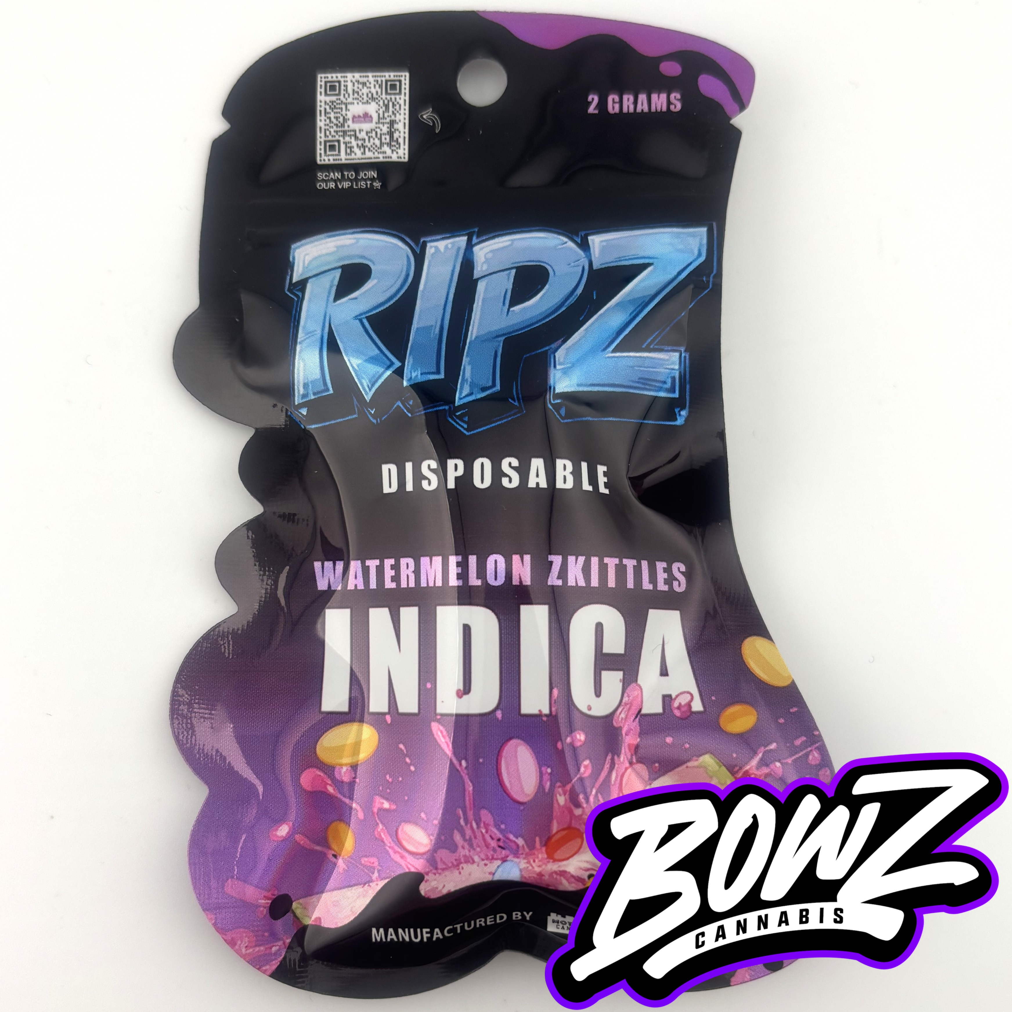 Photograph of product: Ripz - Disposable Vape - (2g) - Oui'd - **WATERMELON ZKITTLES** (3/$40)