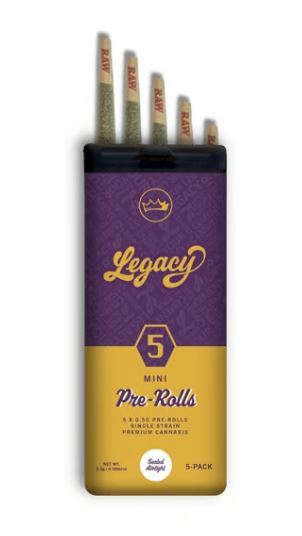 Photograph of product: LEGACY STONE SOUR #9 5PK PRE-ROLL 2.5G