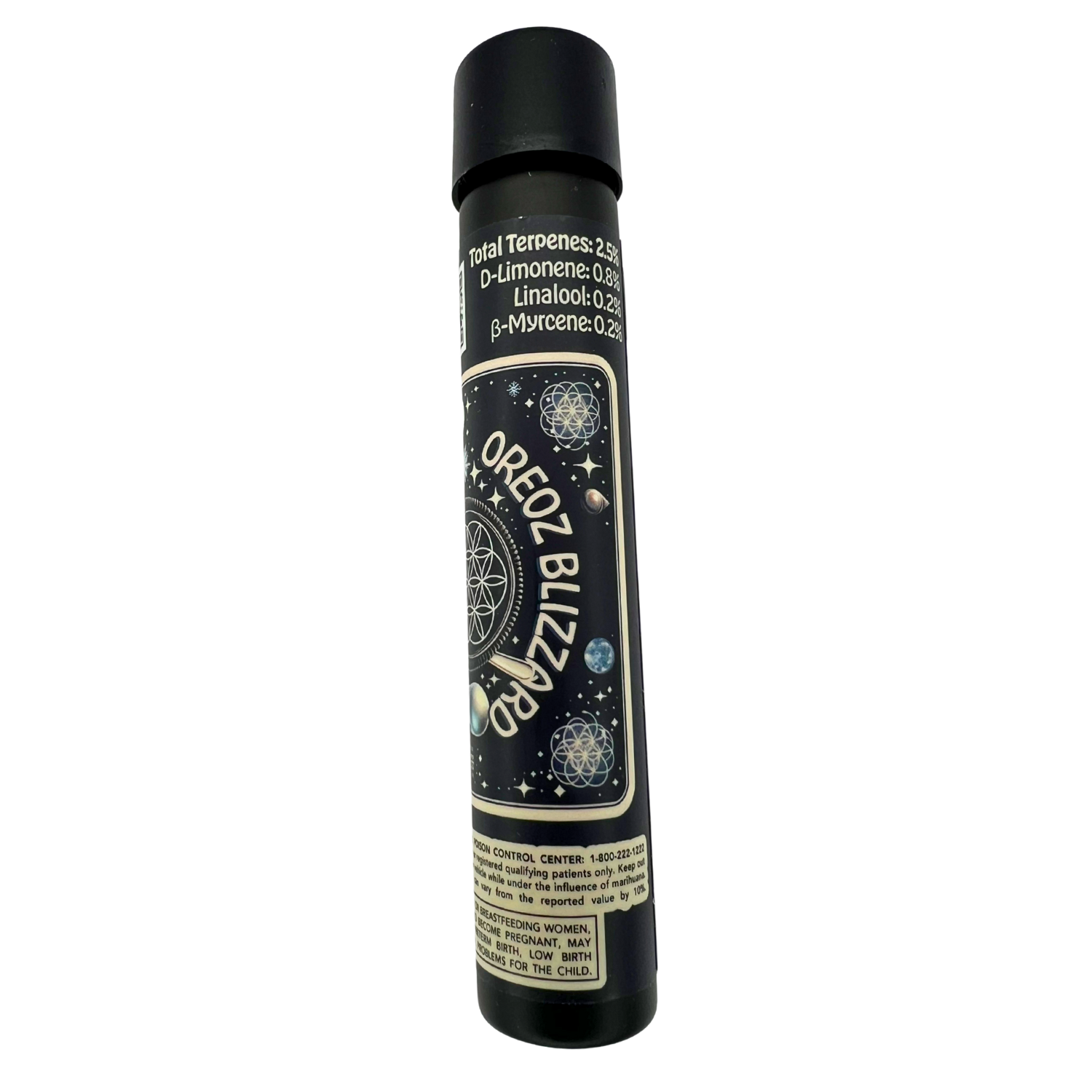 Photograph of product: FLOWER OF LIFE OREOZ BLIZZARD FULL FLOWER PREROLL