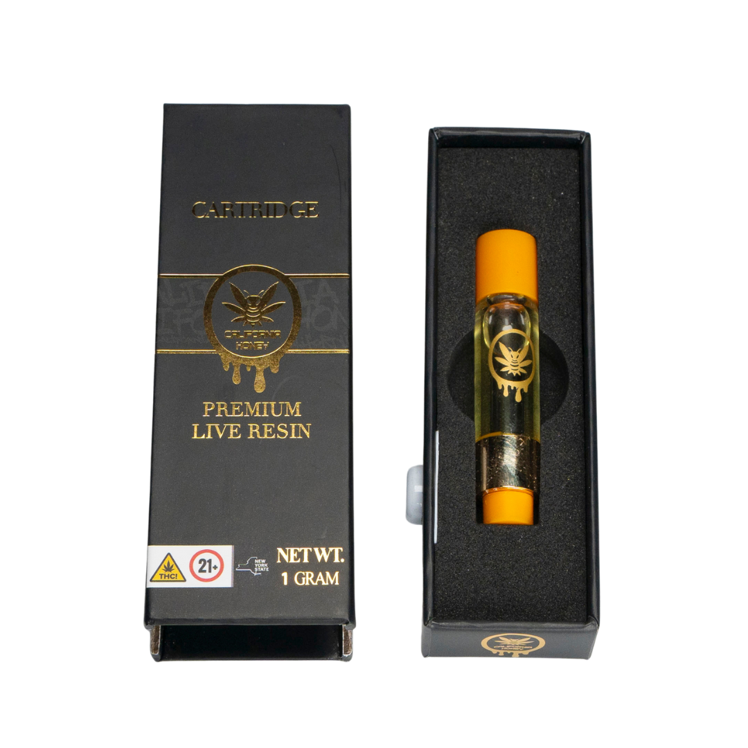 Photograph of product: Cali Honey Fruit Cream 1G Live Resin Cart