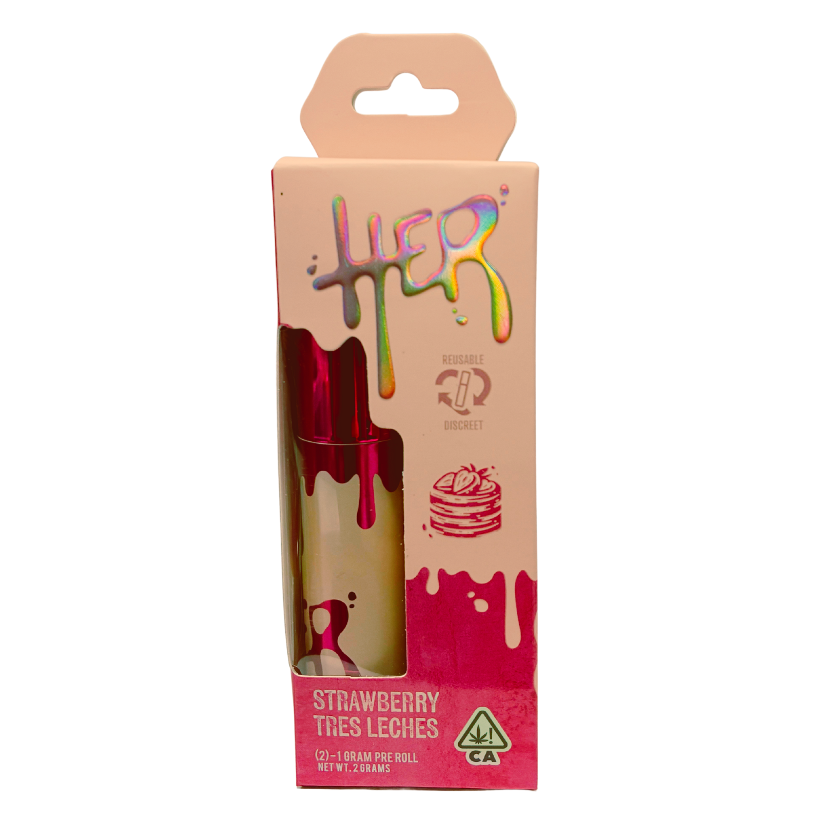 Photograph of product: HER | Strawberry Tres Leches | 2PK | 2 x