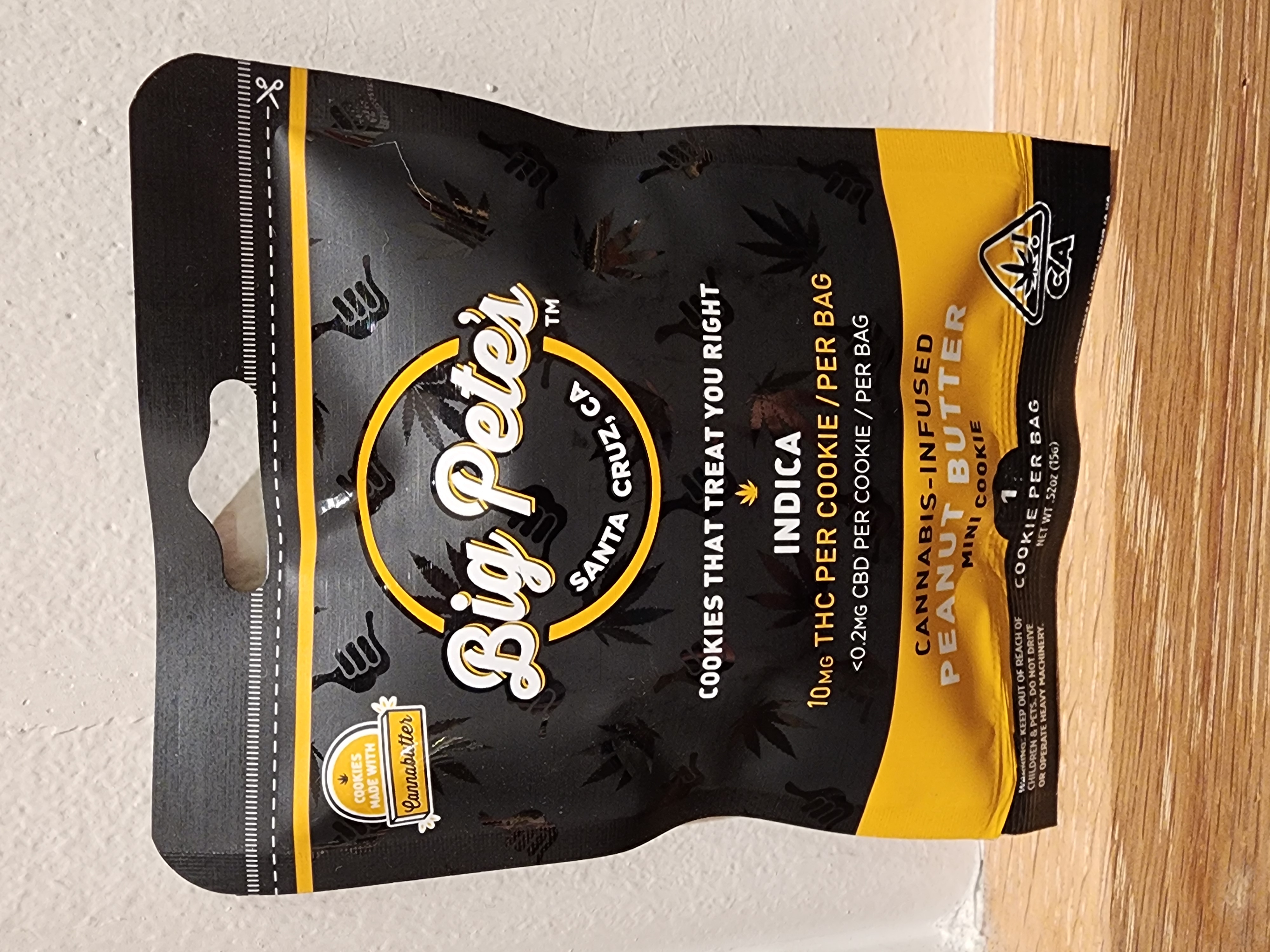 Photograph of product: Big Pete's | Peanut Butter Oui'd Cookie | 10mg