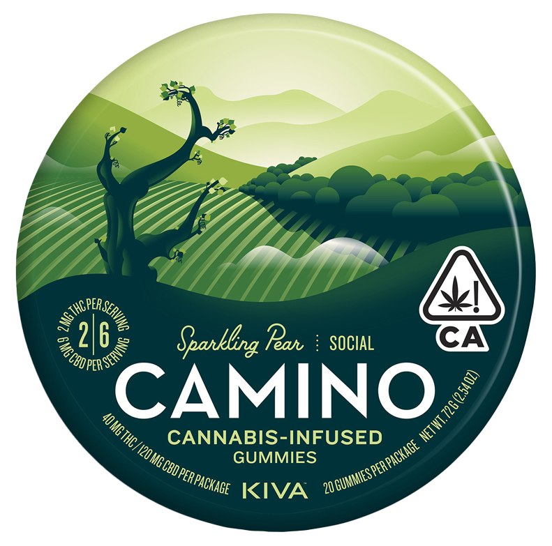 Photograph of product: Sparkling Pear + CBD 1:3 Gummies | 20PK