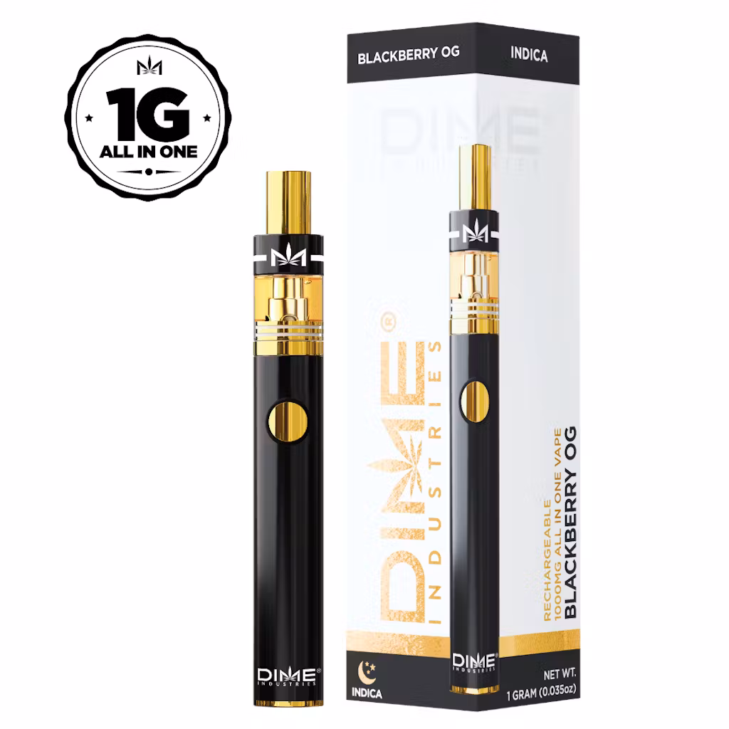 Photograph of product: 1g Blackberry OG (Oui'd) All-in-One TH-oui:80% $39 or 2/$70
