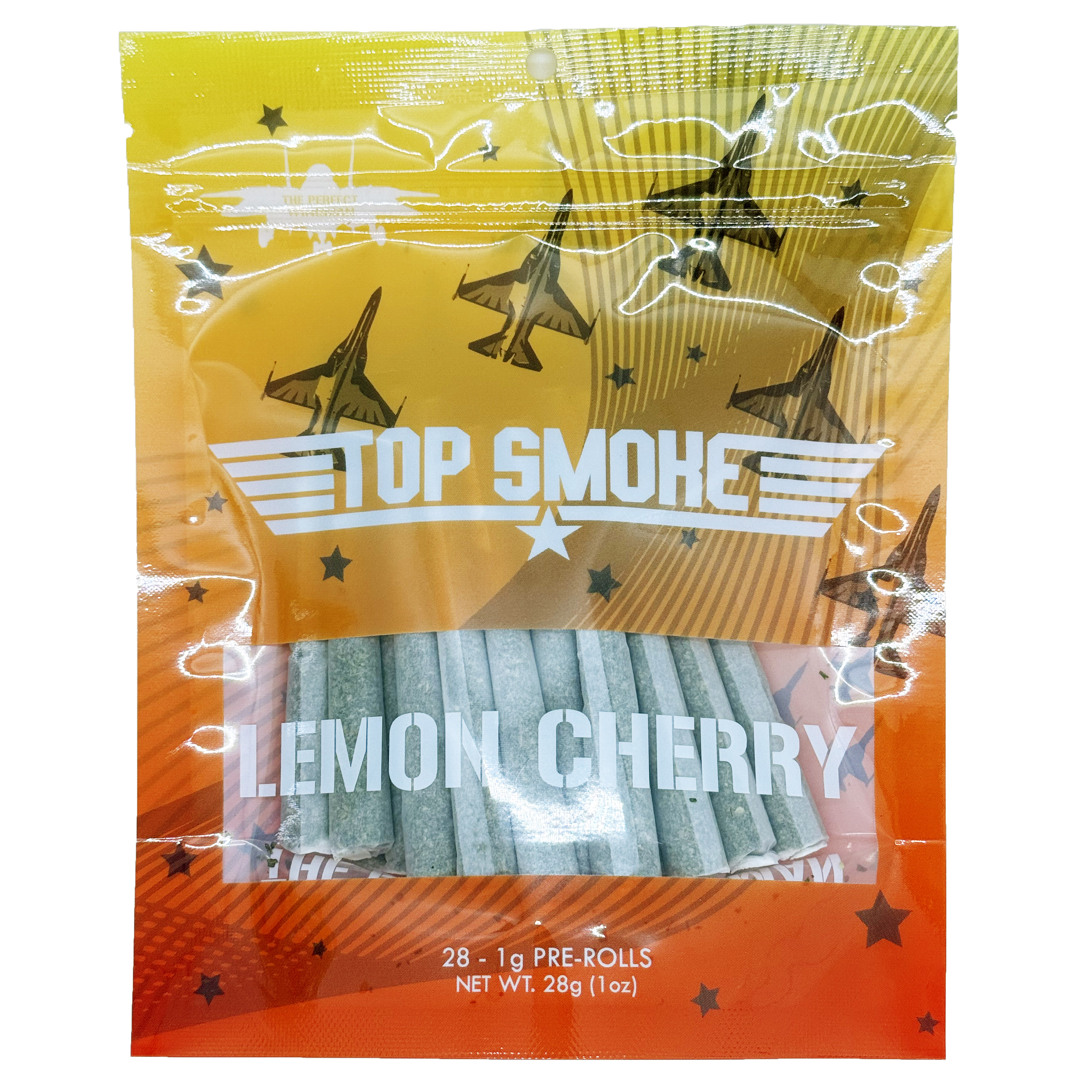 Photograph of product: Top Smoke Lemon Cherry 28pk Prerolls Rec