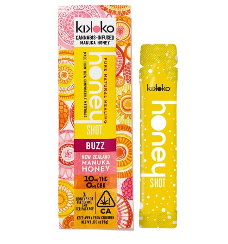 Photograph of Product: Kikoko: 10mg Live Resin Manuka Honey Hybrid (Honey Shot)