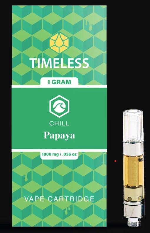 Photograph of product: Papaya Distillate Cartridge - Timeless - 