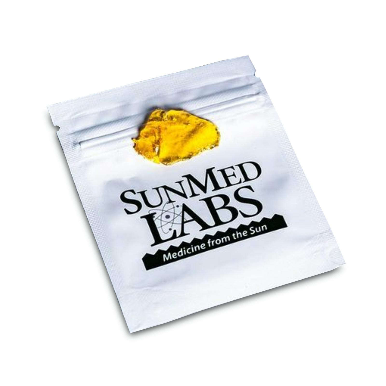 Photograph of product: Peach Crescendo Cured Resin Shatter - 1g