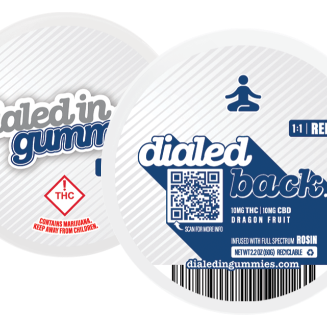 Photograph of product: 1:1 [TH-oui/CBD] Live Rosin Gummy Infused Multipack 100mg