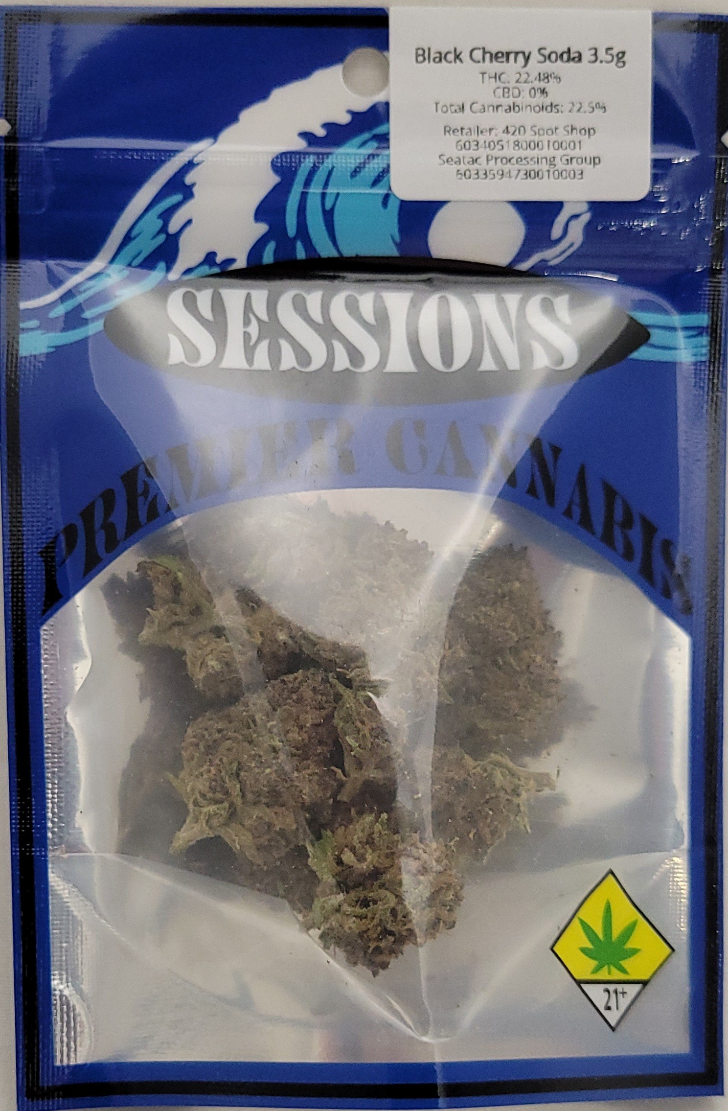 Photograph of product: Black Cherry Soda | 3.5g