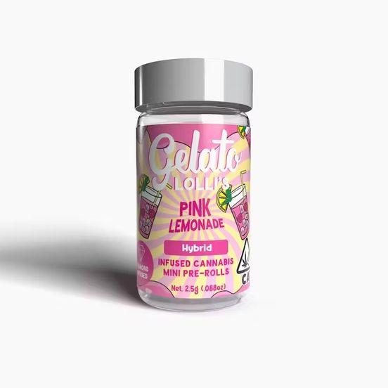 Photograph of product: Gelato Infused Mini Pre-roll Pack Pink Lemonade 3g - 