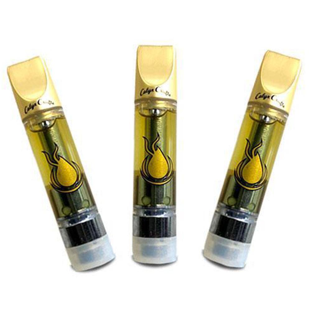 Photograph of product: Calyx Lemon Lemans Cured Resin Cartridge-1g