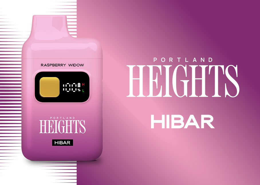 Photograph of product: (Raspberry Widow) HiBAR 1.5G All-in-One