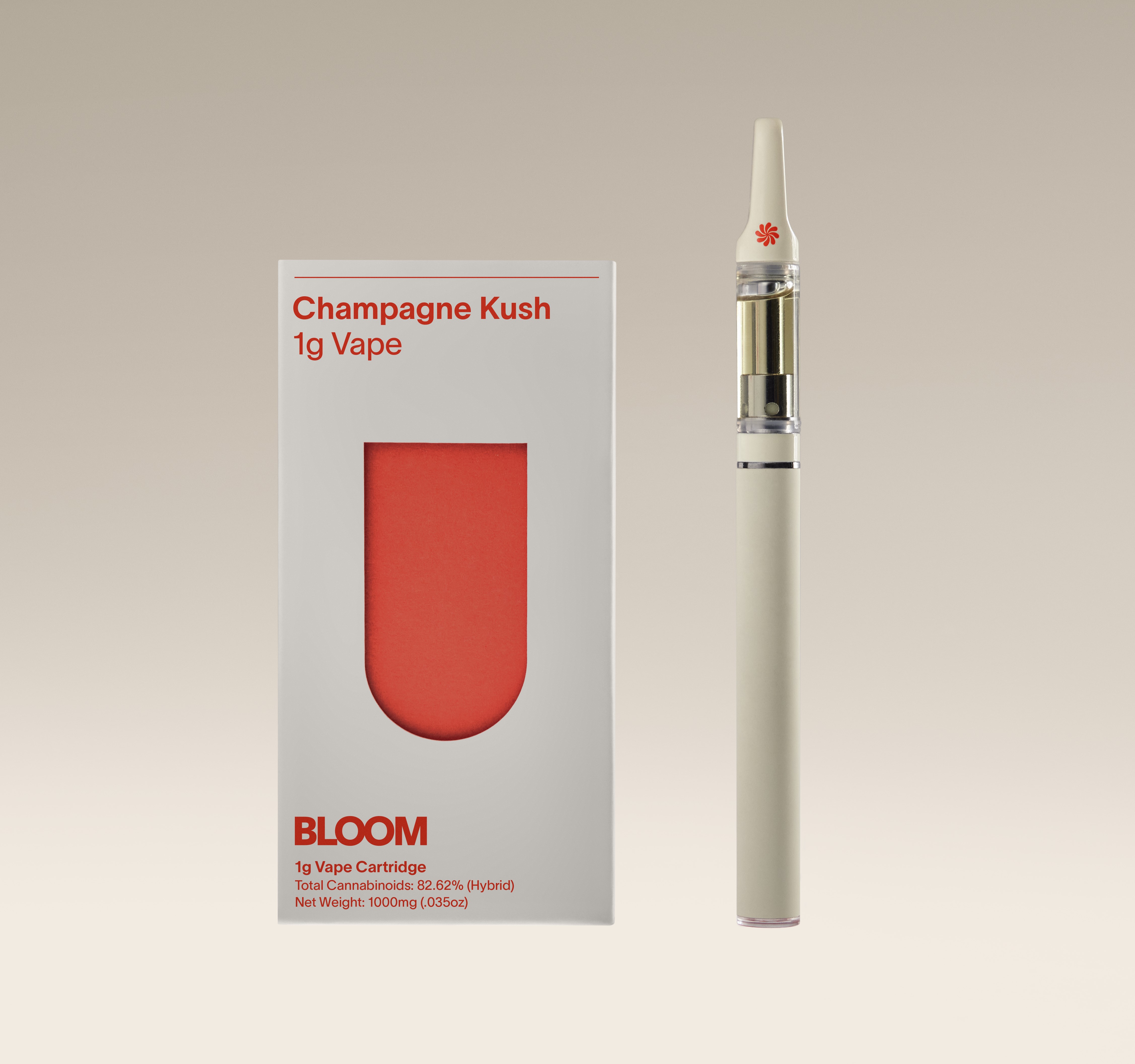 Photograph of product: Bloom Cart | Champagne Kush (Hybrid)