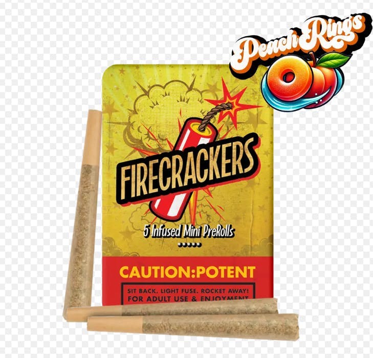 Photograph of product: Peach Rings Infused - 5 Pack