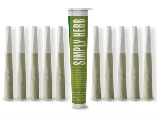 Photograph of product: Simply Herb | PK Crasher 0.35g Pre-roll | 10pk