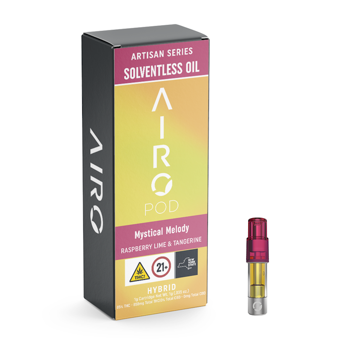 Photograph of product: Mystical Melody | AiroPod Solventless Vape Cartridge | 1G
