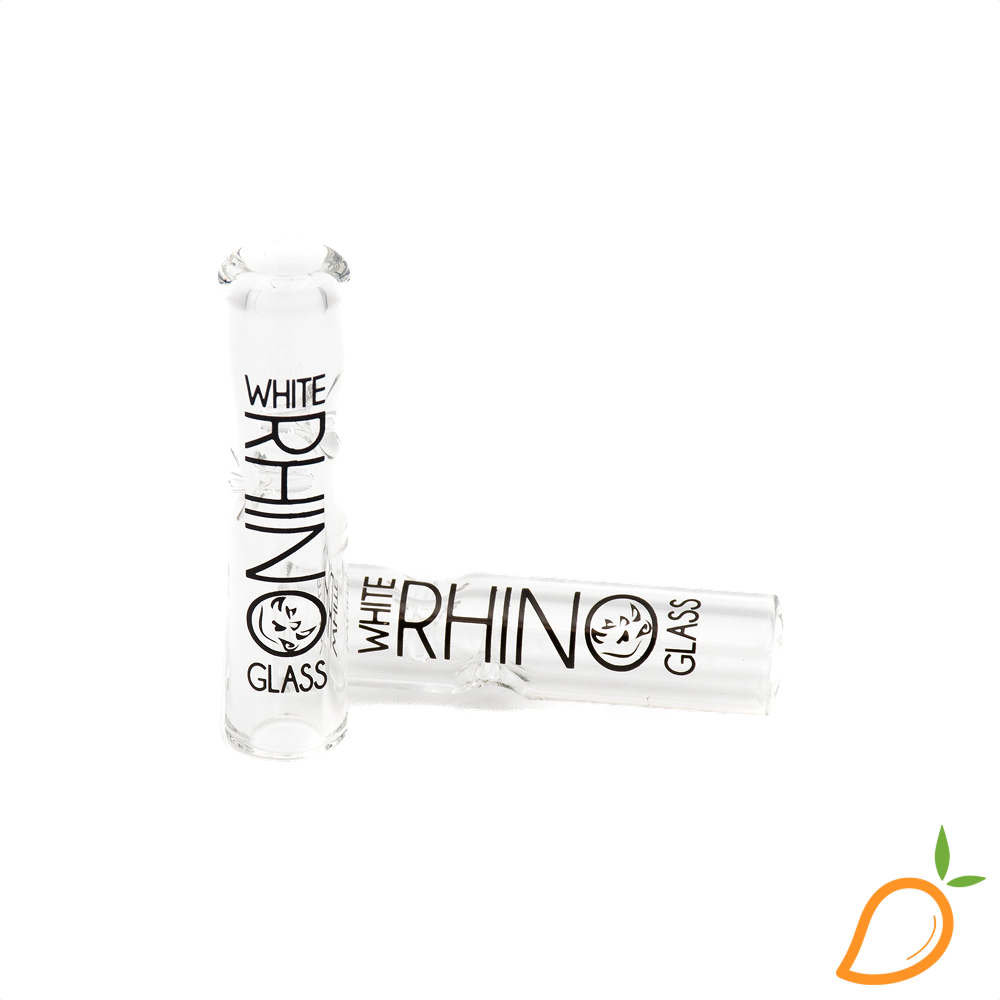 Photograph of product: 9mm Round Glass tip White Rhino