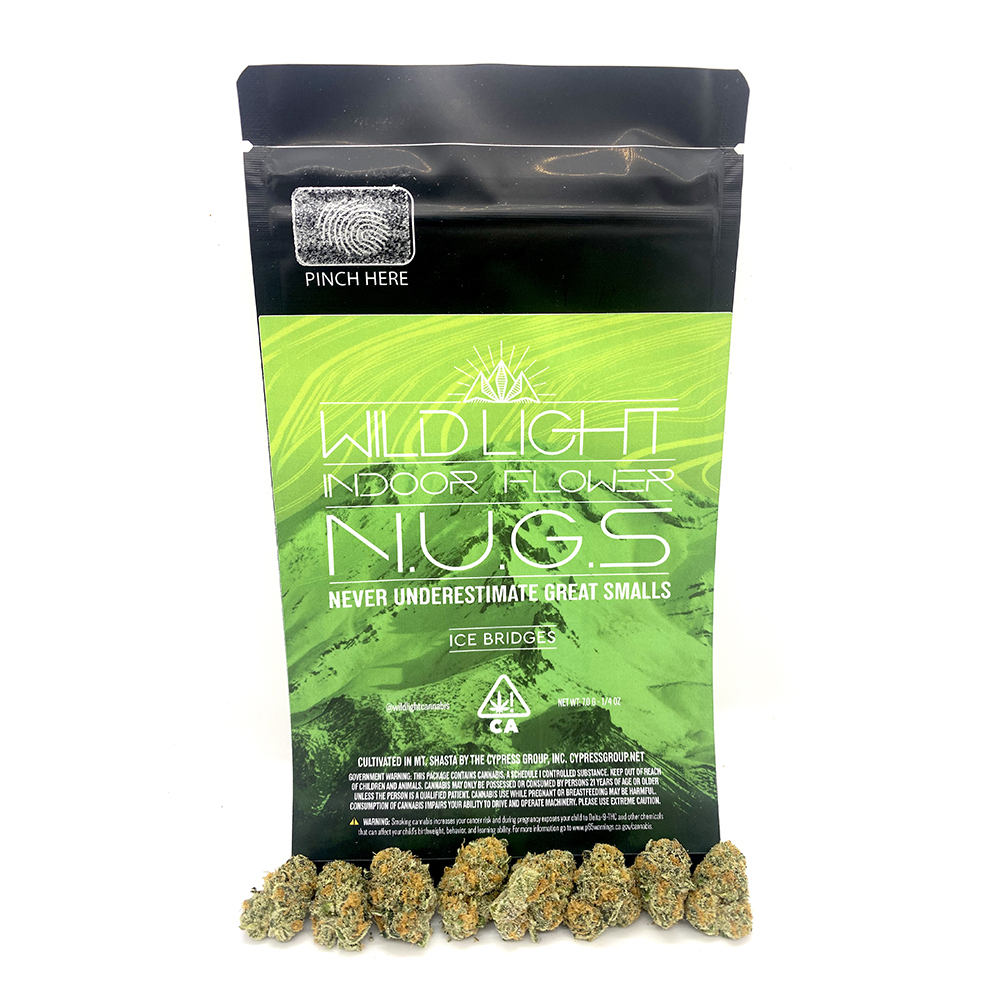 Photograph of product: 1/4 oz Ice Bridges (Hybrid) Indoor TH-oui:26% $65 or 2/$100 - 7g