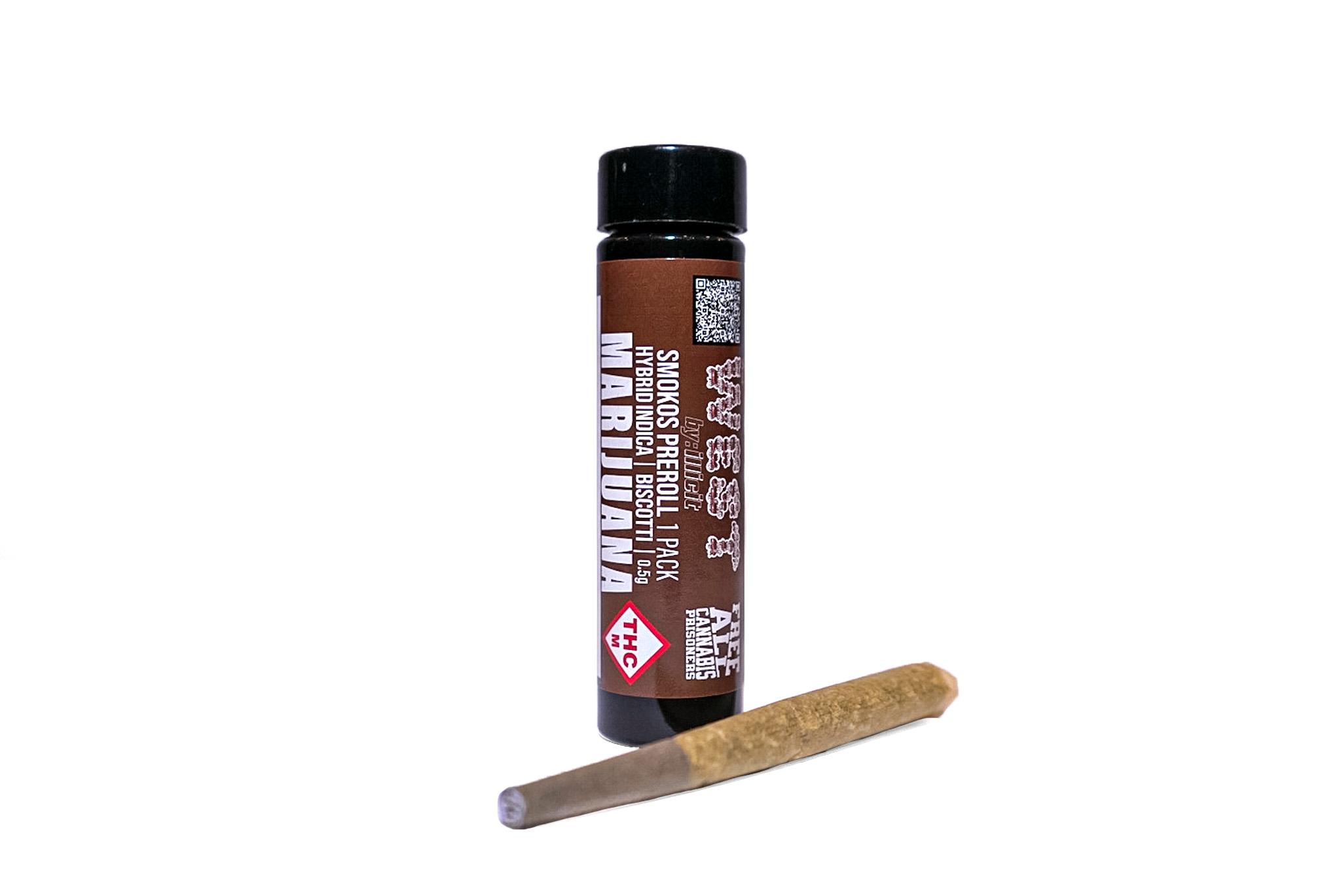 Photograph of product: Smokos 2pk Biscotti (.5g)