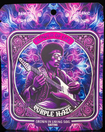 Photograph of product: Flower Of Life - Purple Haze - Organic Bulk Flower - Oui'd - 1g