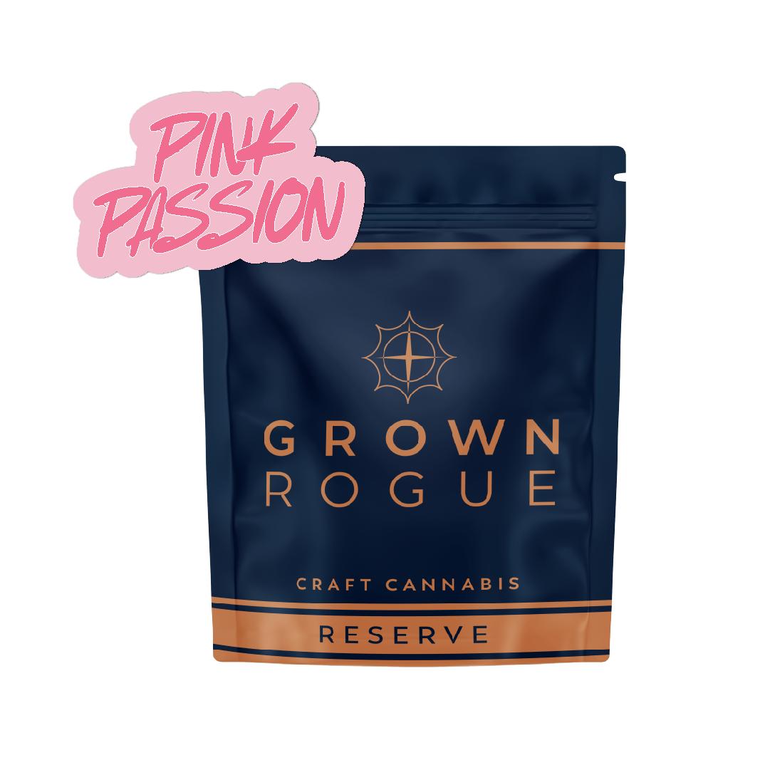 Photograph of product: Grown Rogue Pink Passion Fruit Reserve Flower 3.5g