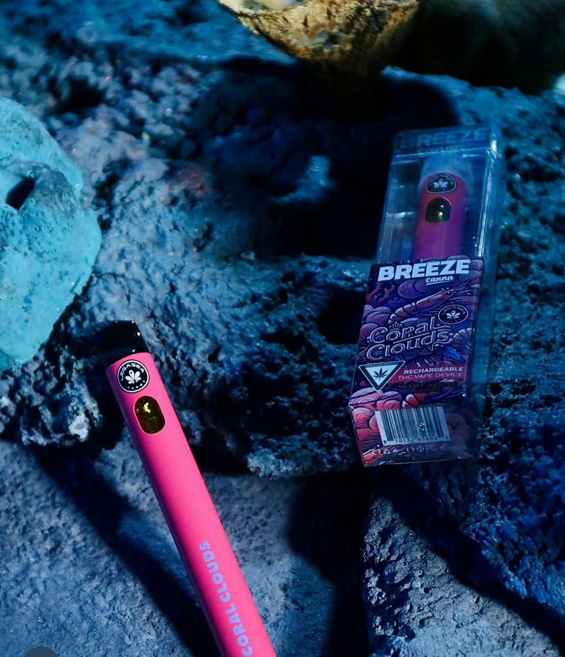 Photograph of product: Breeze Canna x LegaSea - 1g Disposable - Coral Clouds