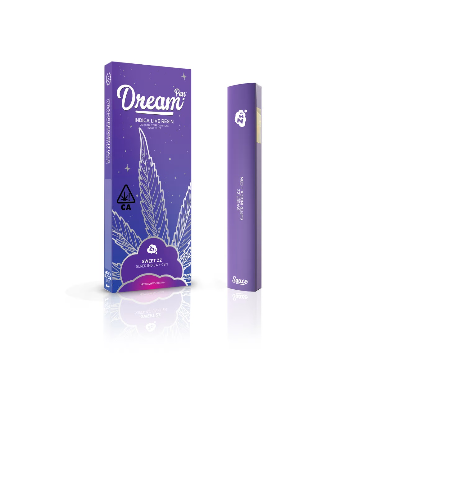 Photograph of product: SAUCE .5G SWEET ZZ CBN DISPOSABLE