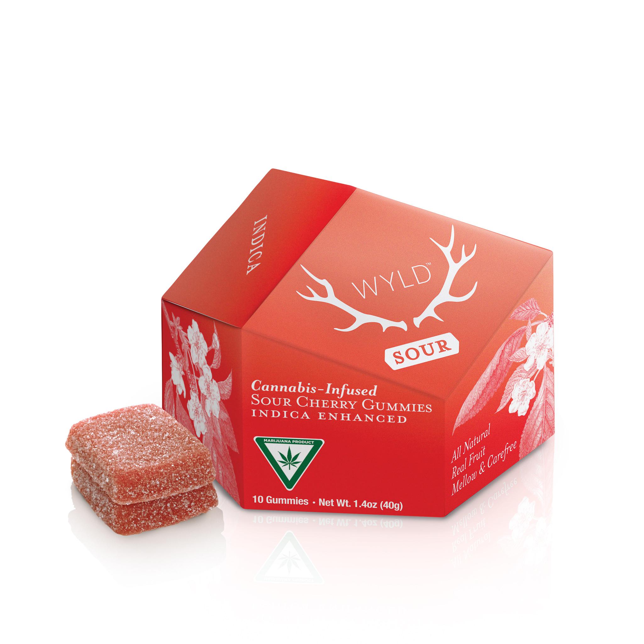 Photograph of product: Wyld | Gummies | Sour Cherry | 200mg