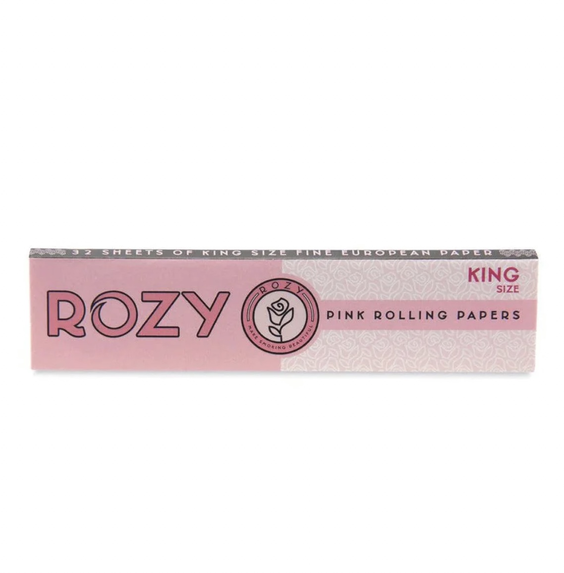 Photograph of product: Rozy: Pink Rolling Papers King Size